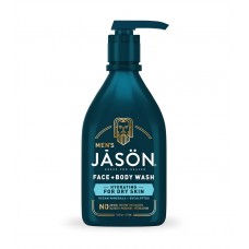 Jason Men`s mitrinošs sejas un ķermeņa mazgāšanas līdzeklis vīriešiem, 473ml